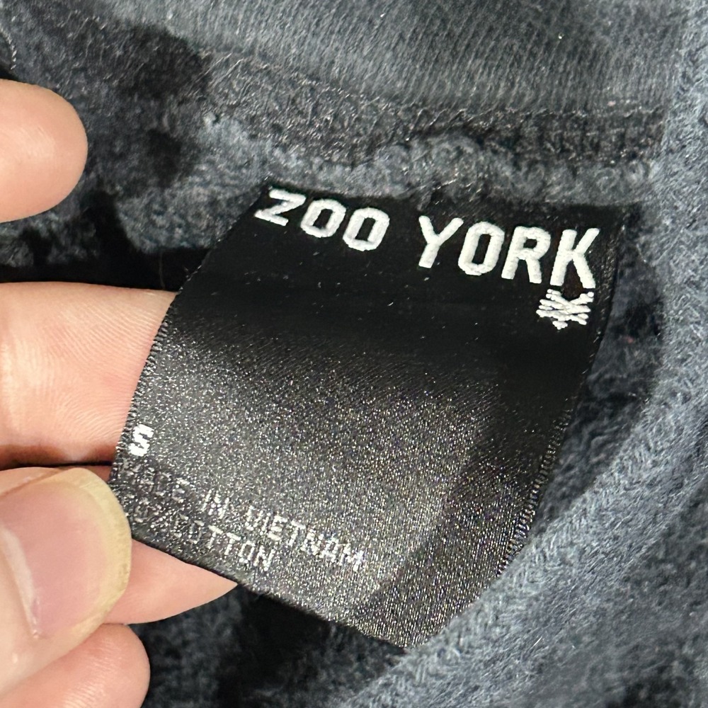 Y2k Zoo York Black Fleece Joggers Sweatpants Men's Size Small #3370 - Picture 2 of 8